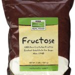 NOW Natural Foods, Fructose, Pure Crystalline Frustose, Excellent Substitute for Sugar, Certified Non-GMO and Kosher, 3-Pound (Packaging May Vary)